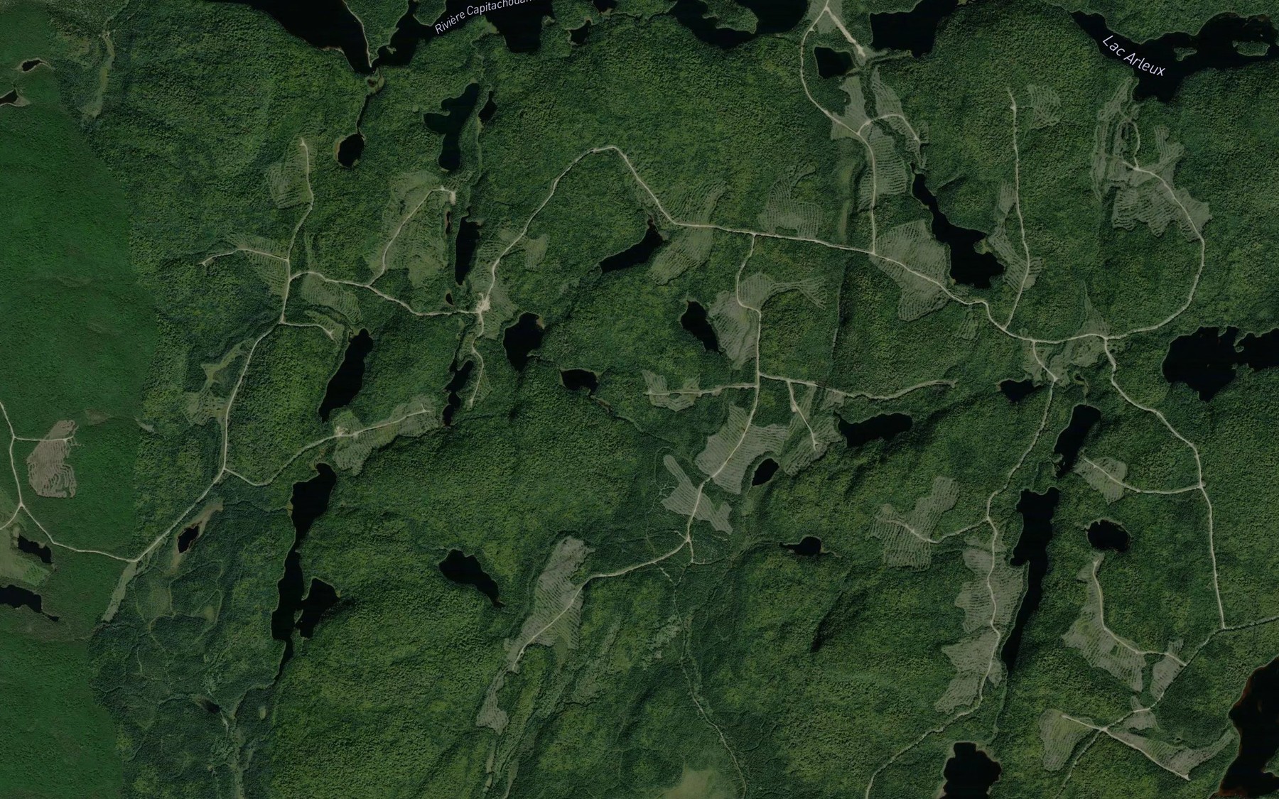 Satellite map of the Lac des Sources