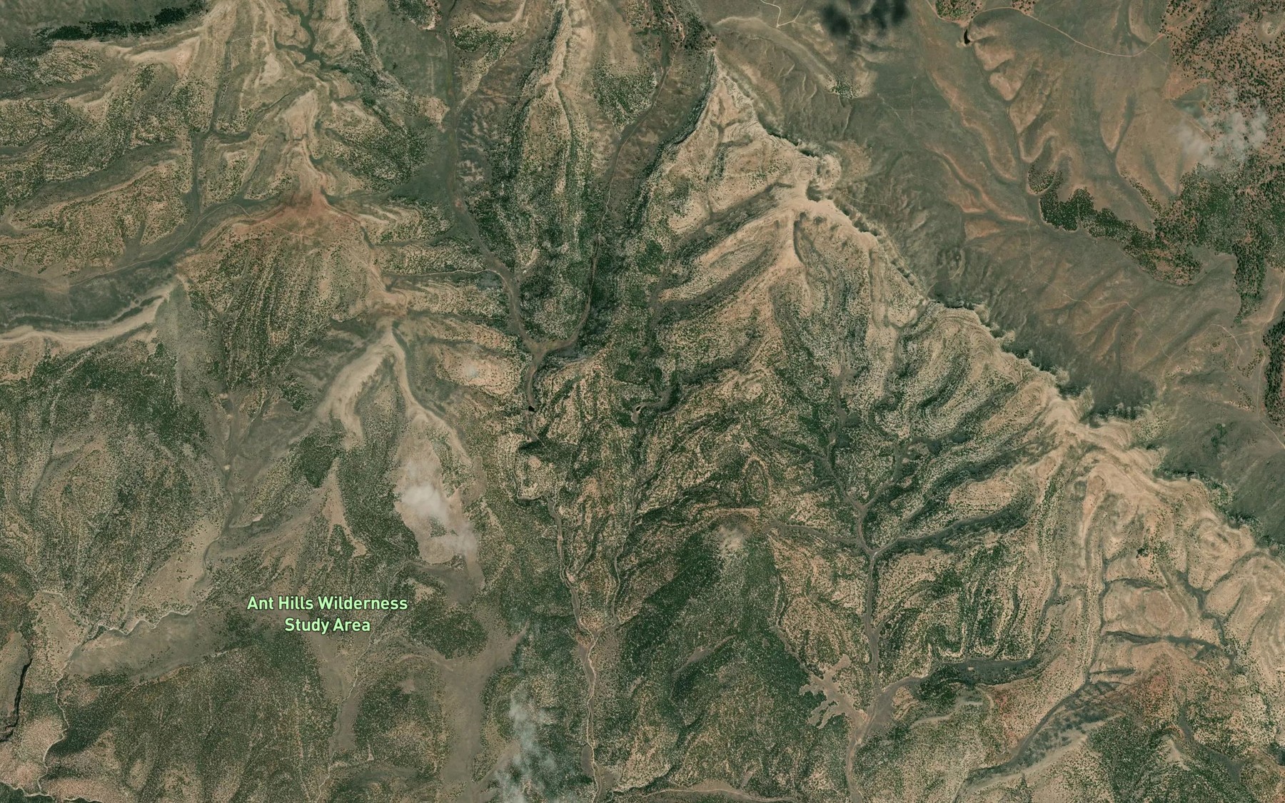 Satellite map of the Hillside Spring