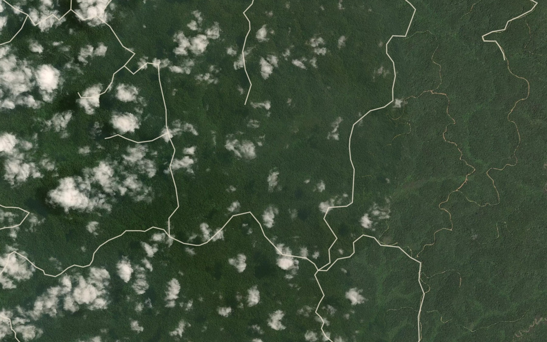 Satellite map of the Nzouomo