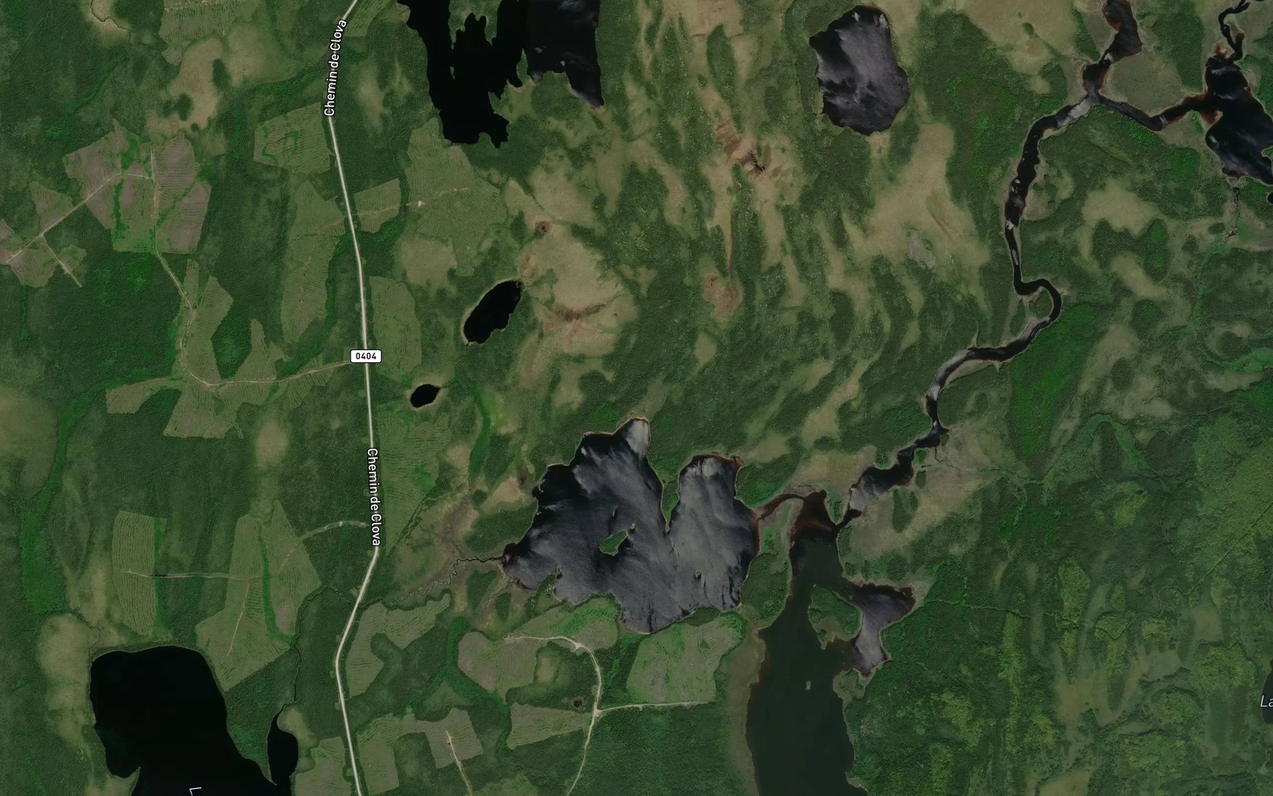 Satellite map of the Baie Haylow