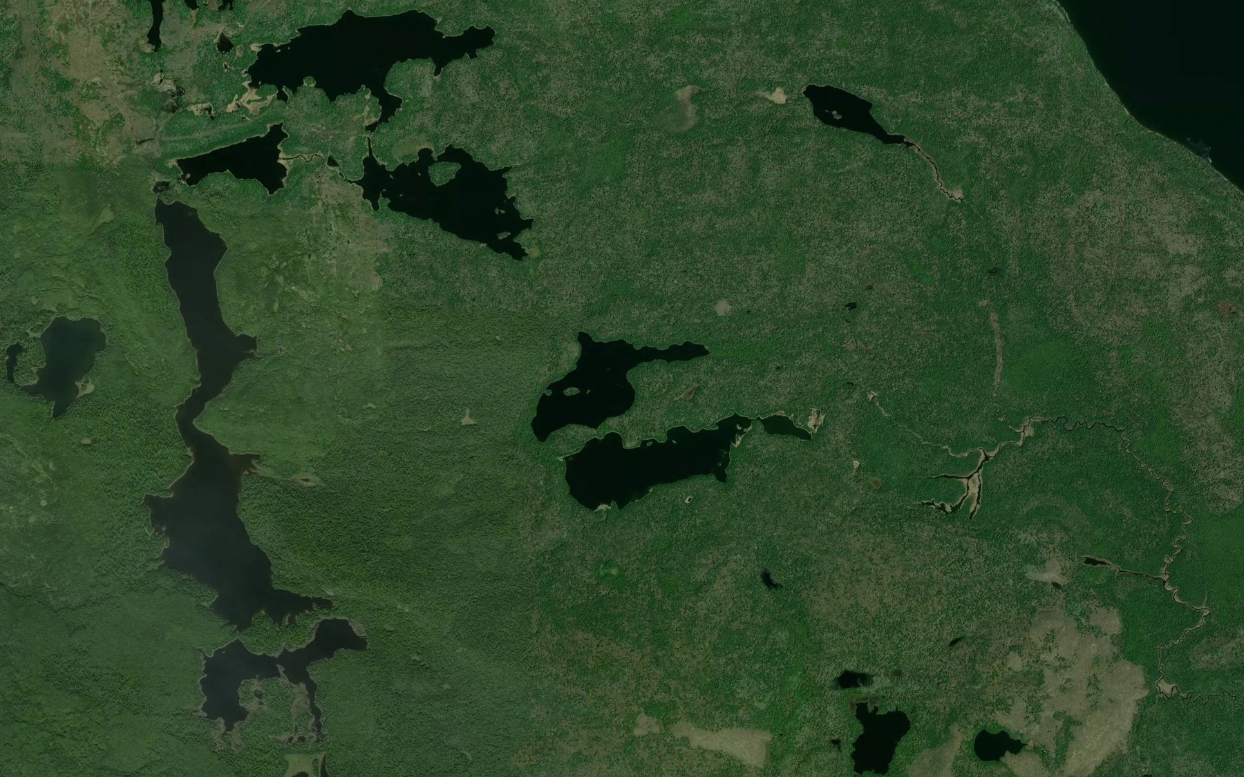 Satellite map of the Marrin Lake