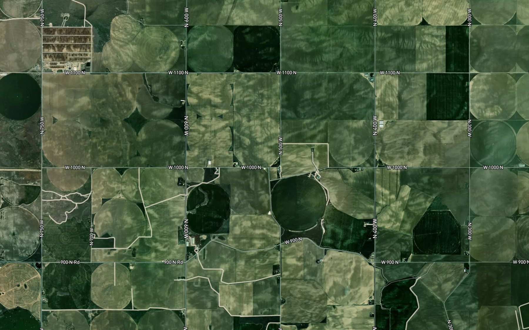 Satellite map of the F Main Drain
