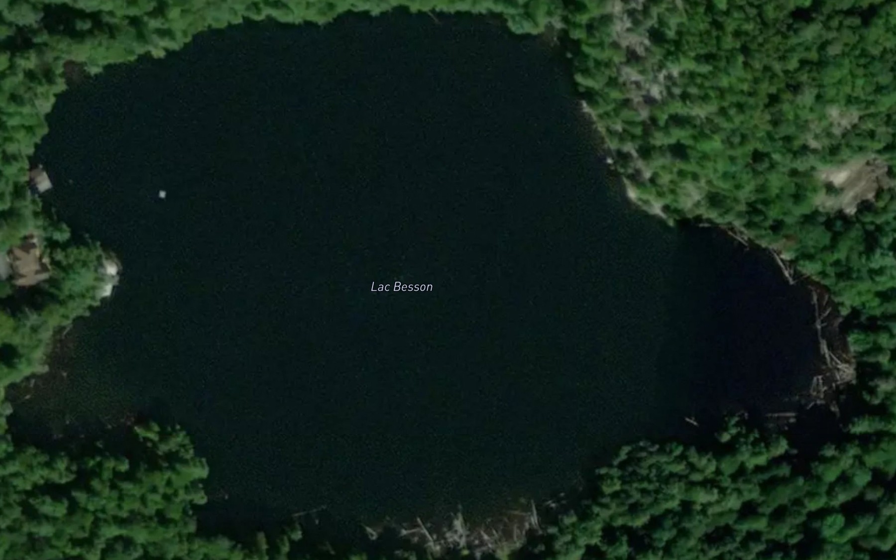 Satellite map of the Lac Besson