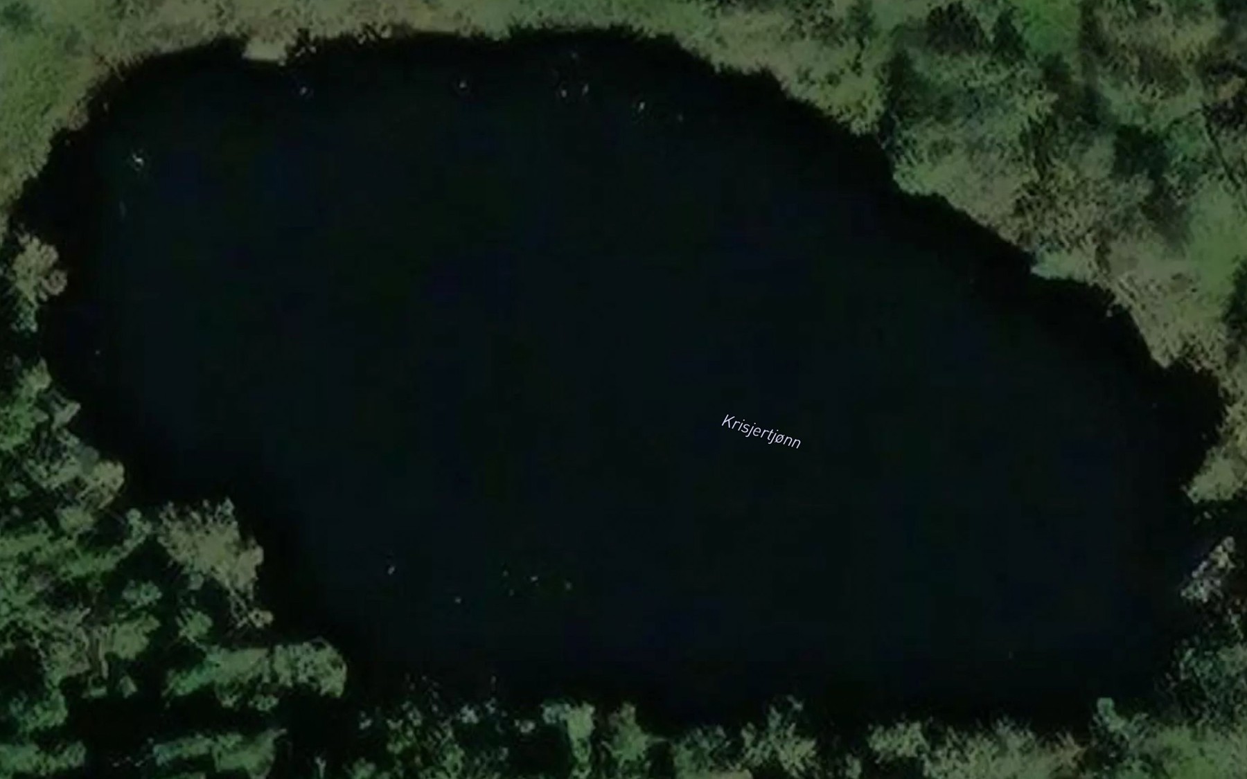 Satellite map of the Krisjertjonn