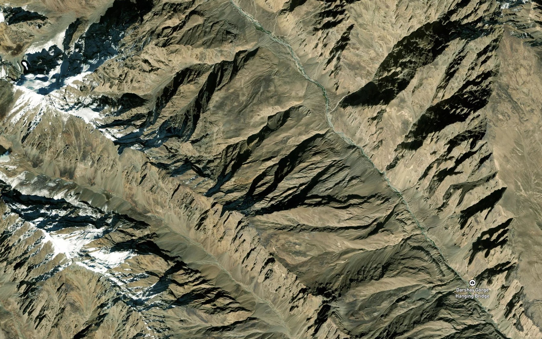 Satellite map of the Chashmai Darshay