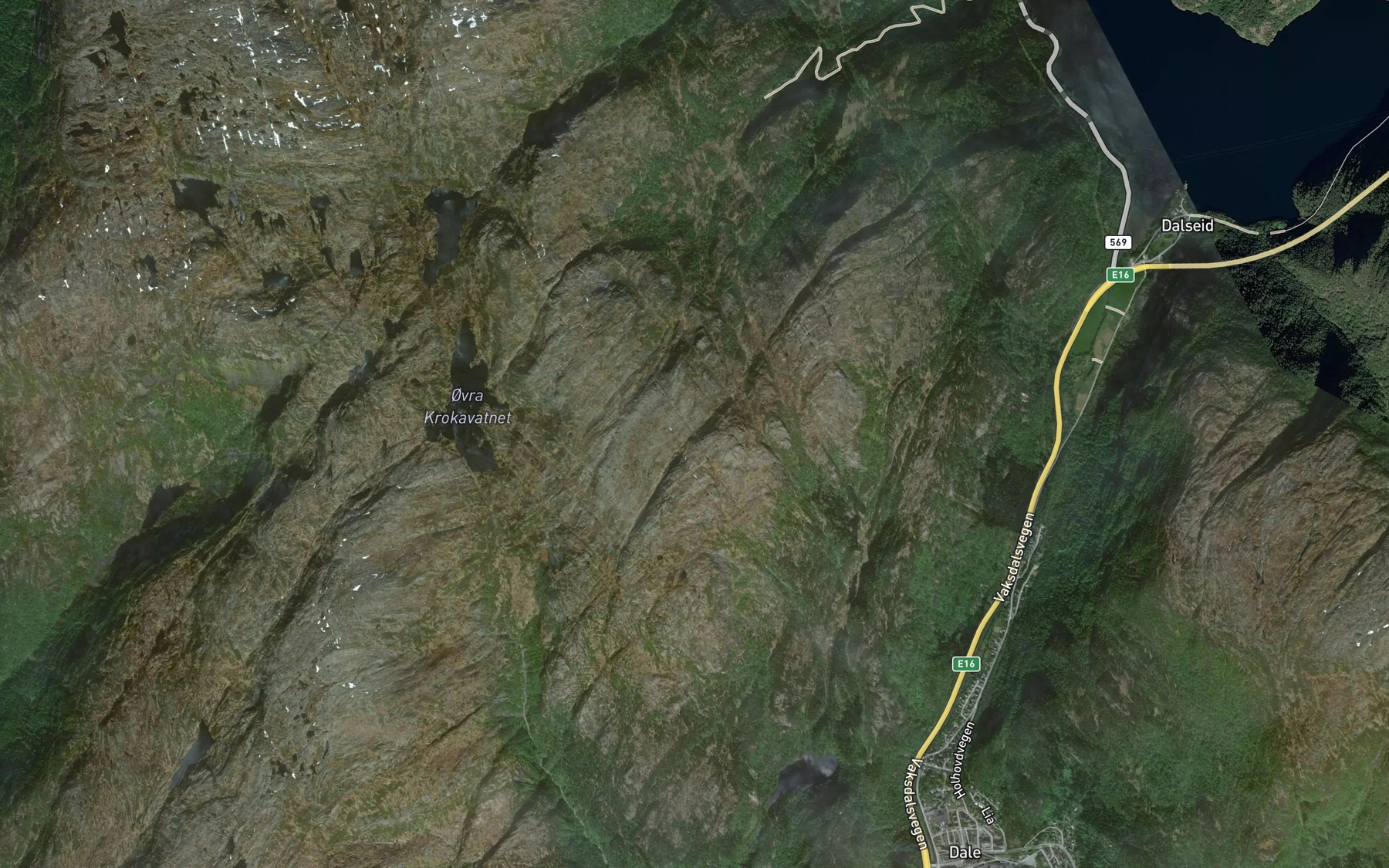 Satellite map of the Grono