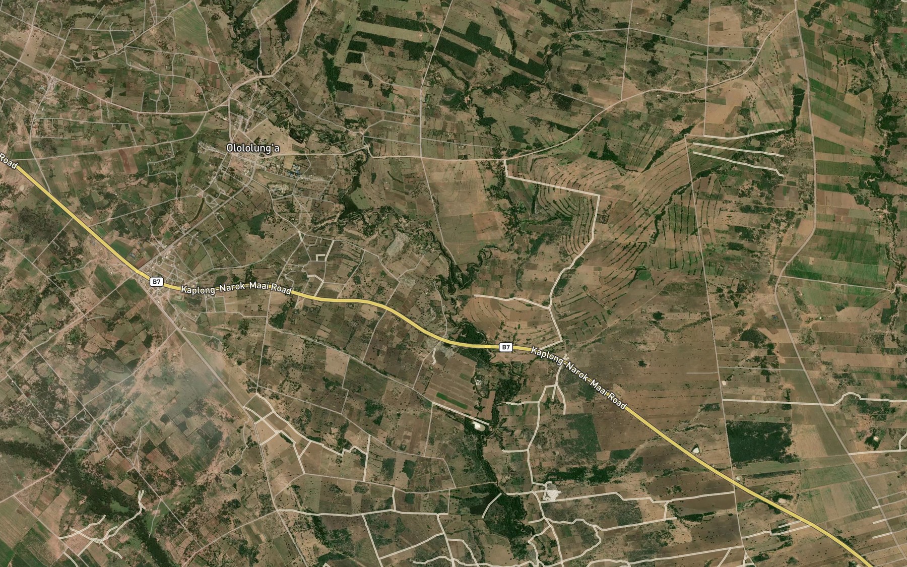 Satellite map of the Endorroboni