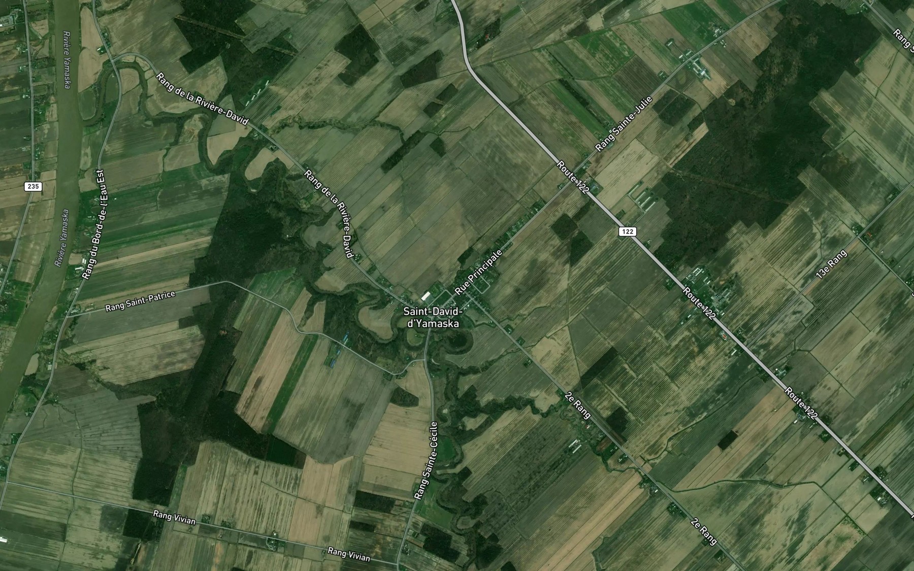 Satellite map of the Ruisseau Lambert