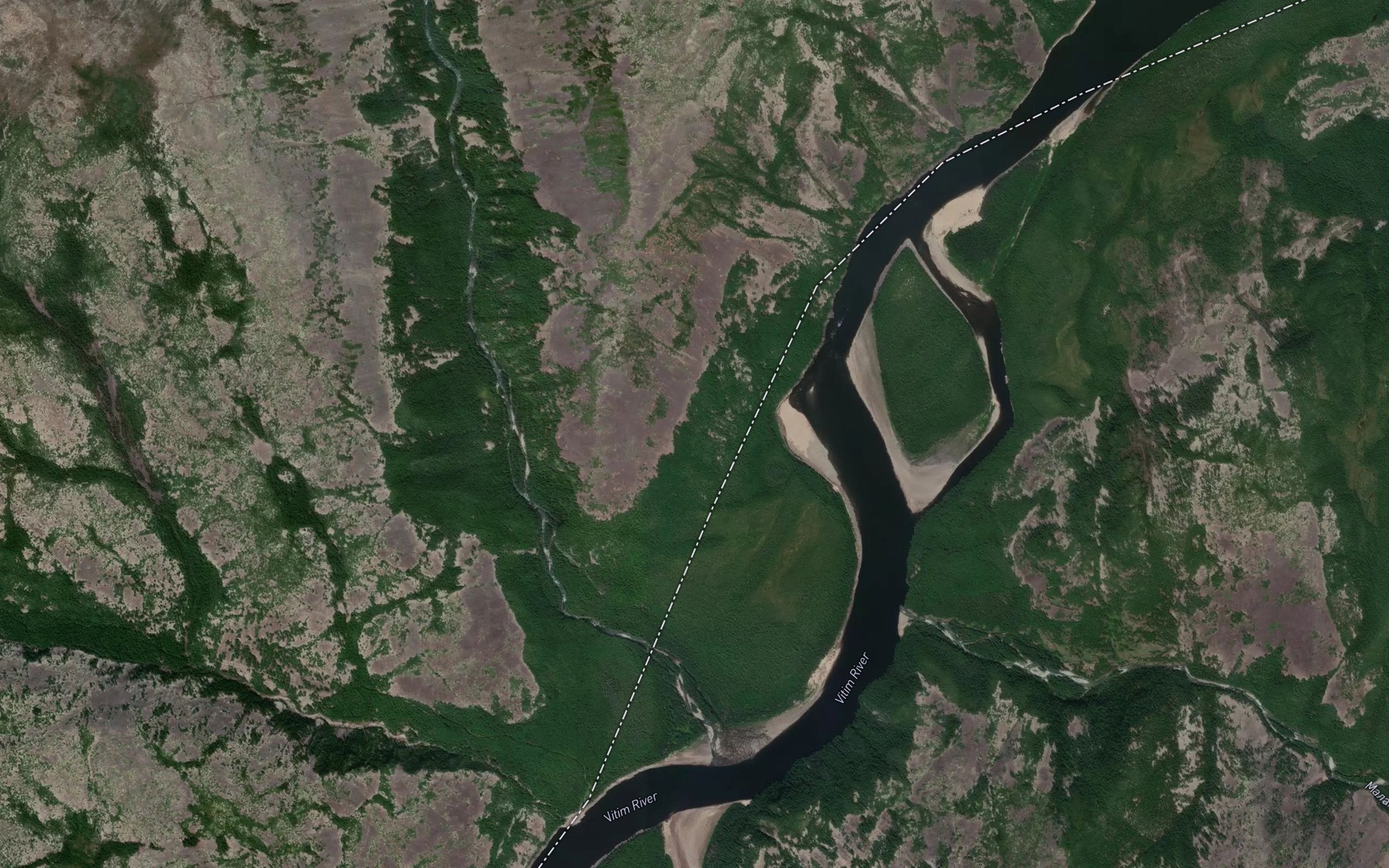Satellite map of the Shivera Padorinskaya Pervaya