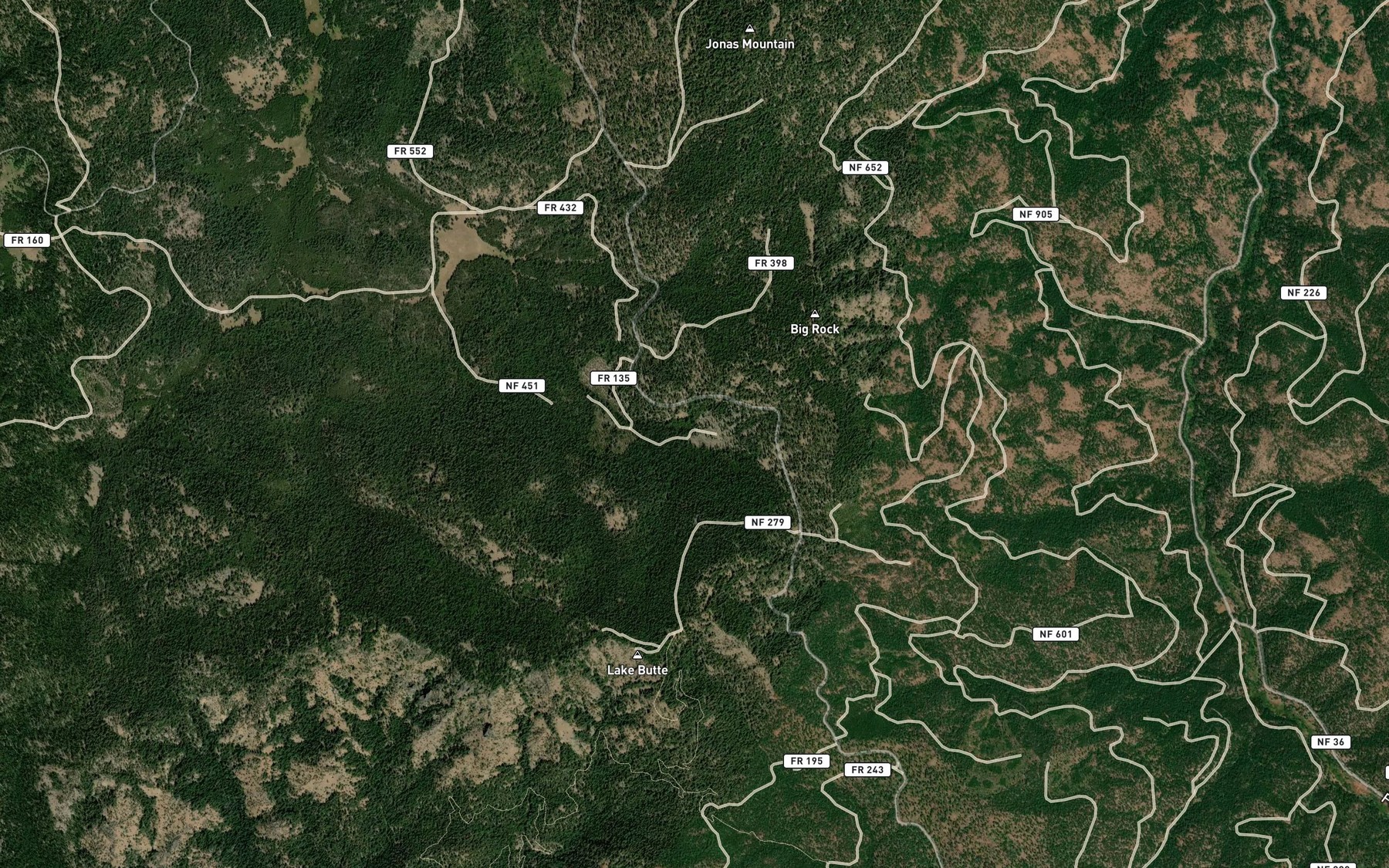 Satellite map of the Cold Spring