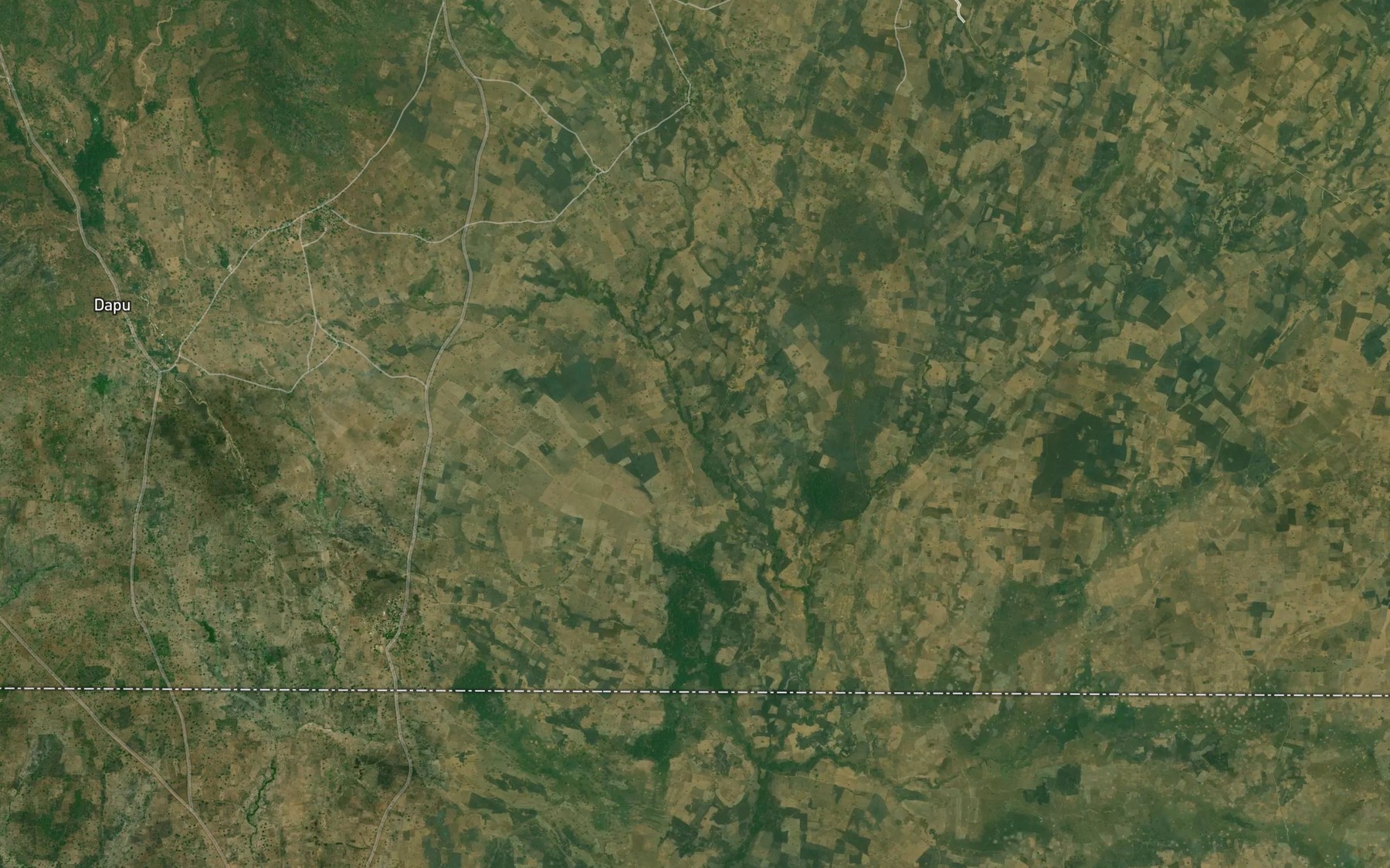 Satellite map of the River Jabodo