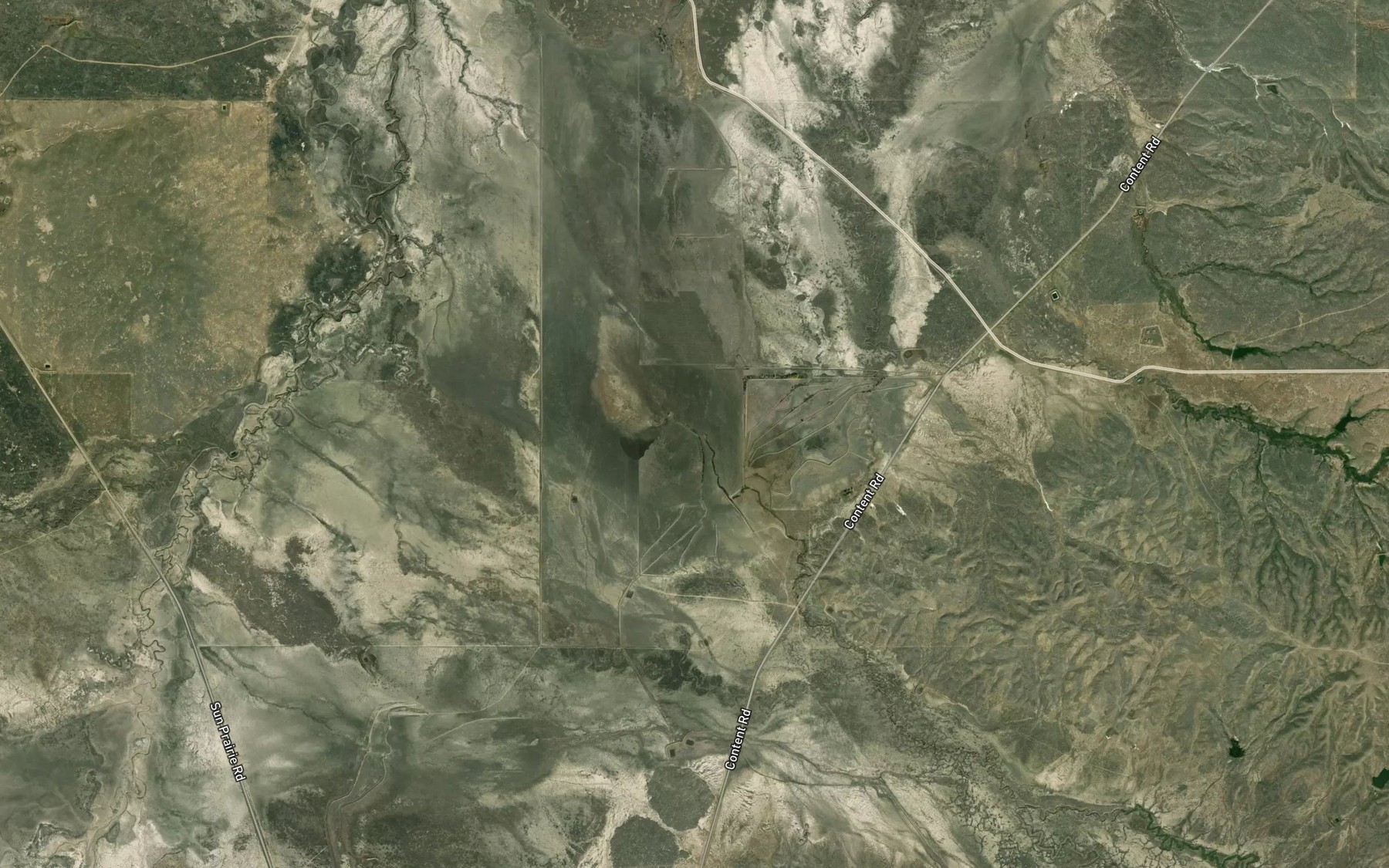 Satellite map of the Sage Creek