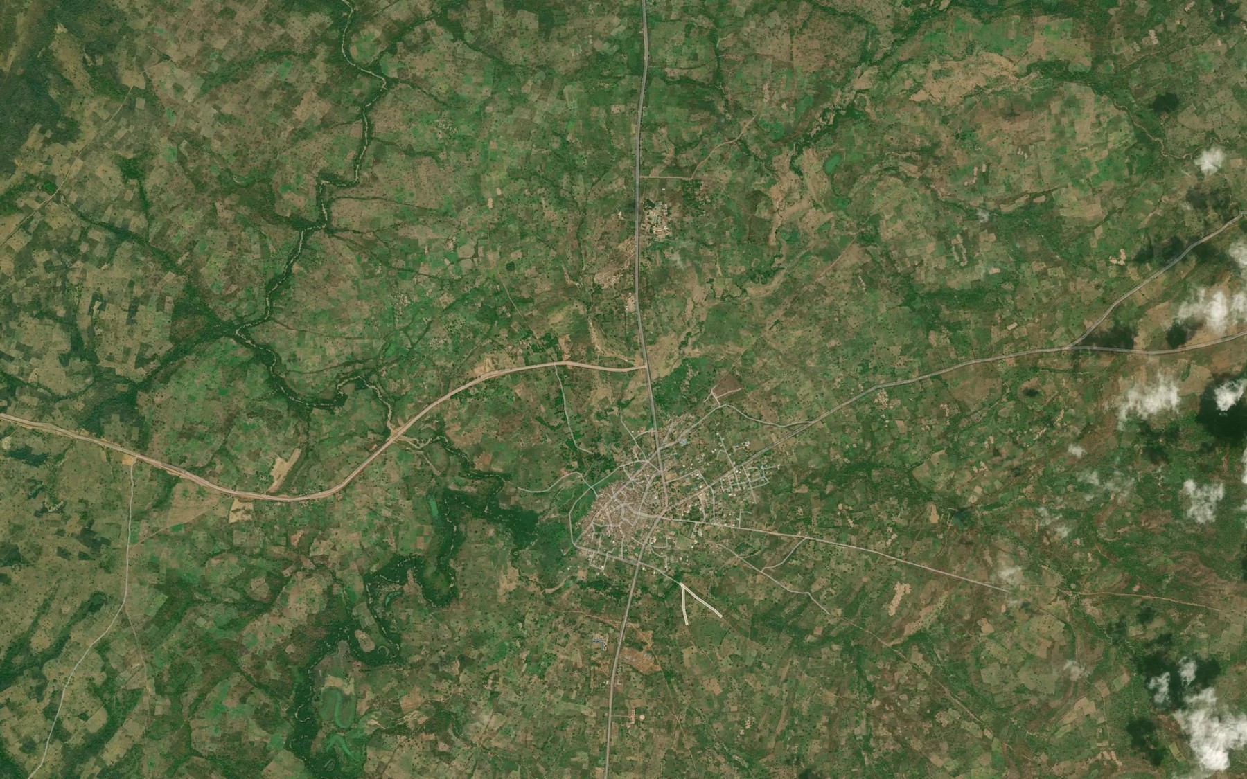 Satellite map of the River Alashamu