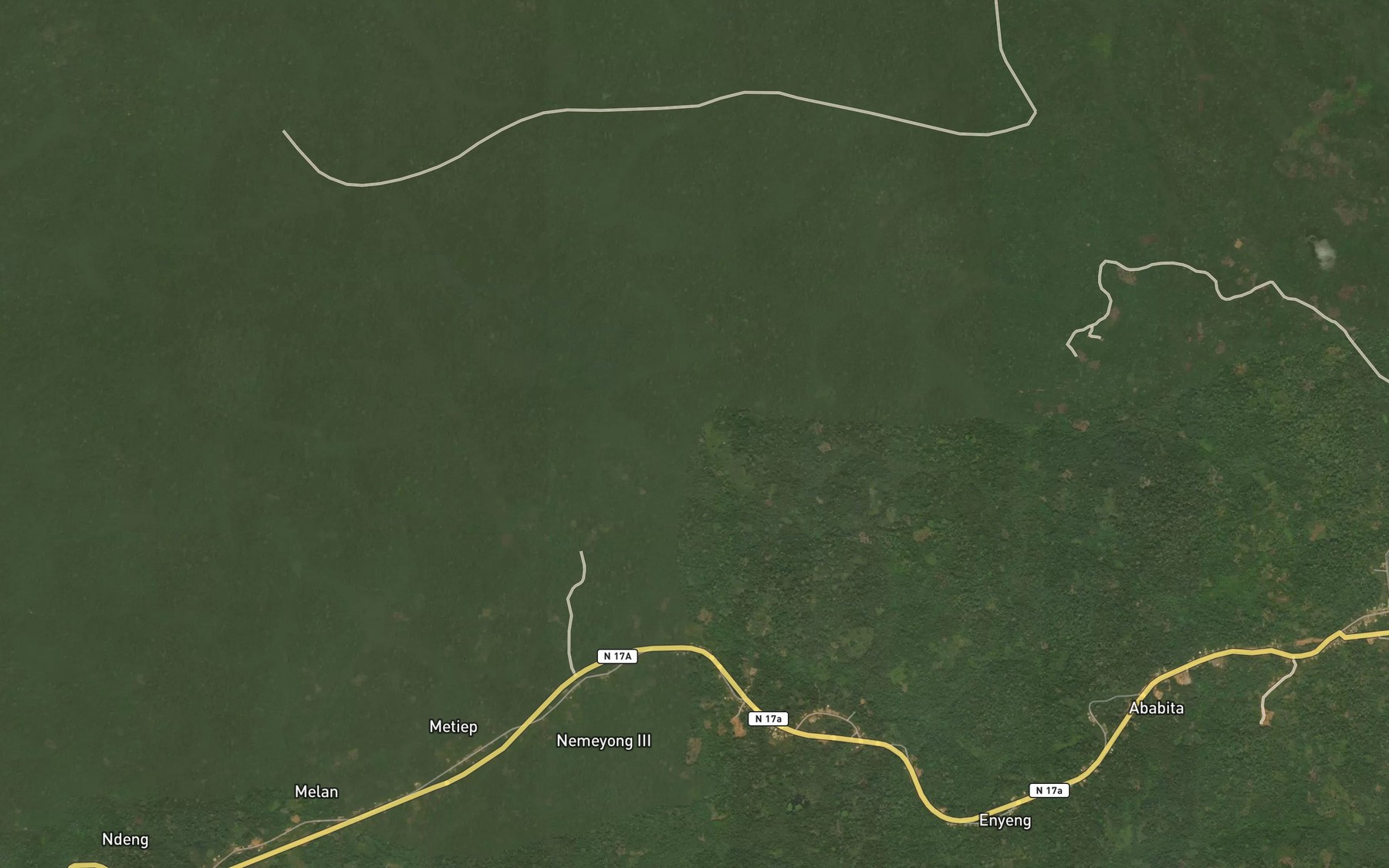 Satellite map of the Mbala