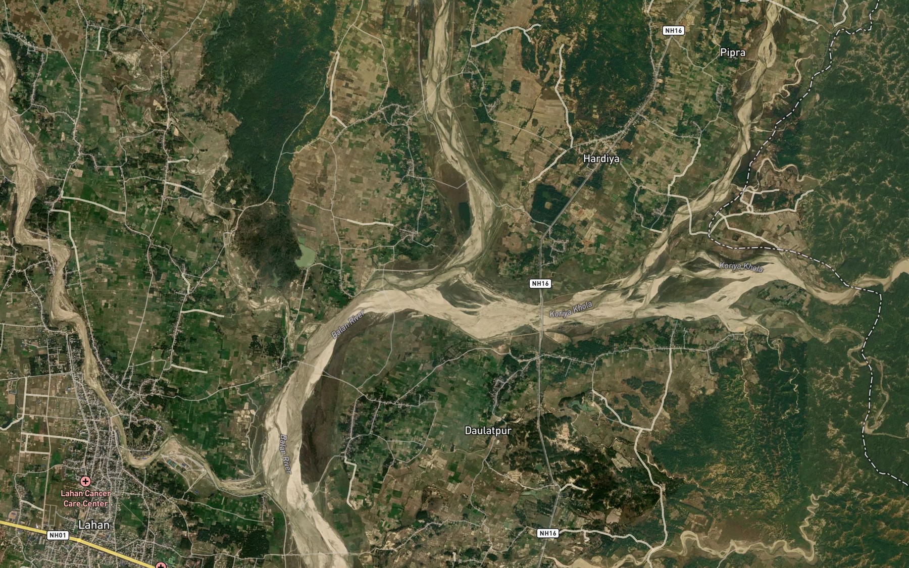 Satellite map of the Judi Nadi