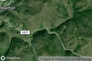 Satellite map of the Vent Fork