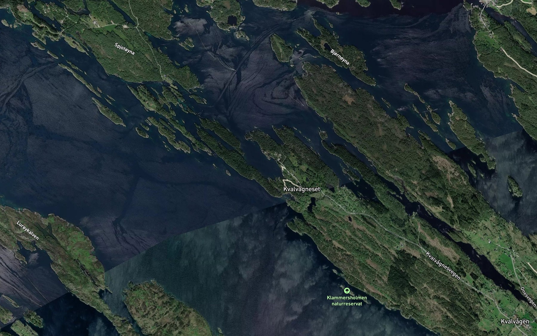 Satellite map of the Mikkelvagen