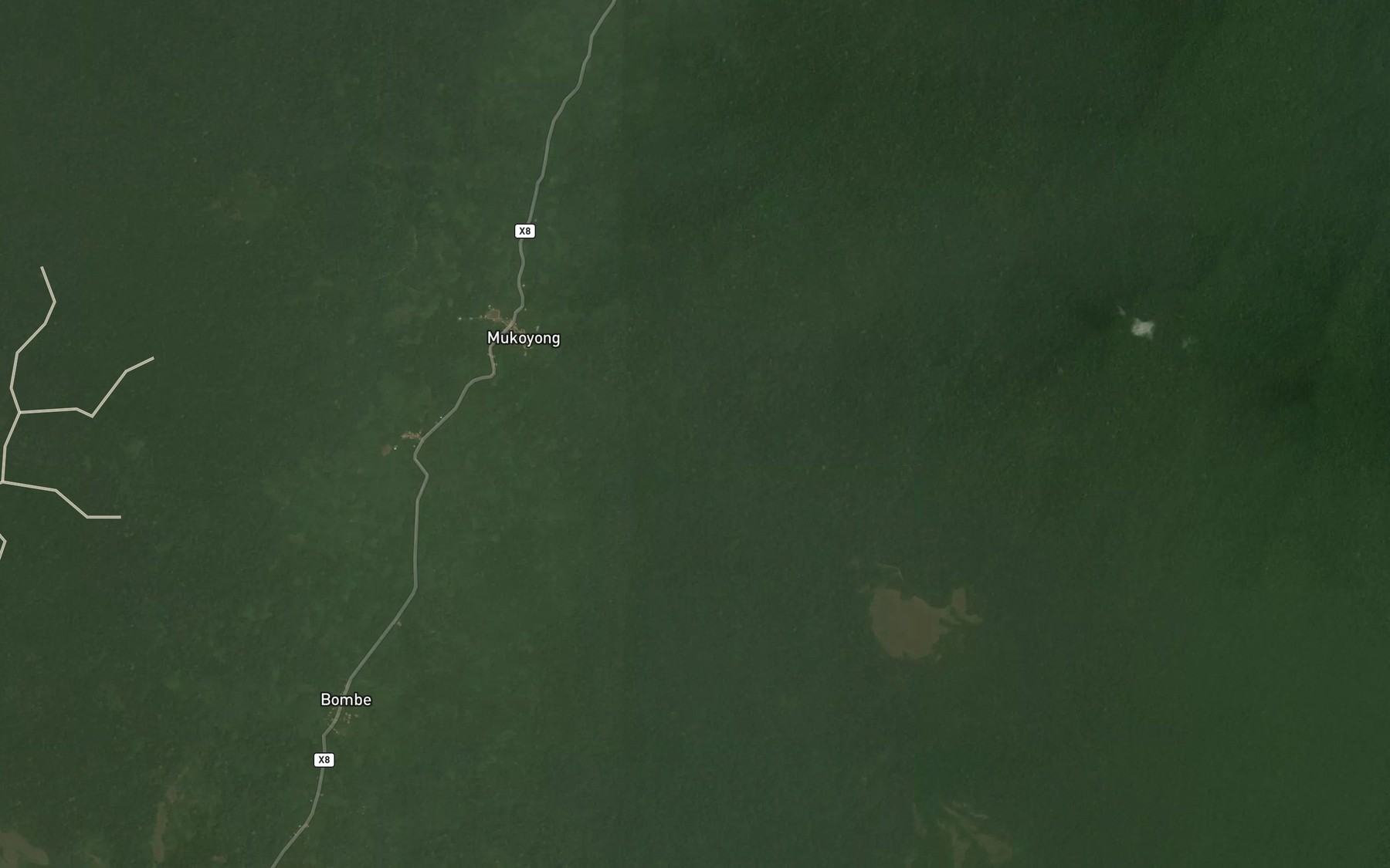 Satellite map of the Batome