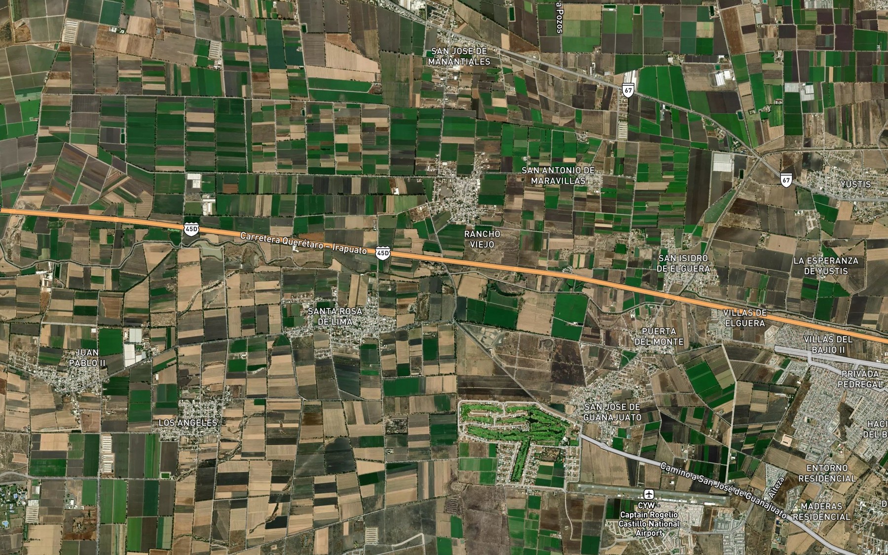 Satellite map of the Neutla