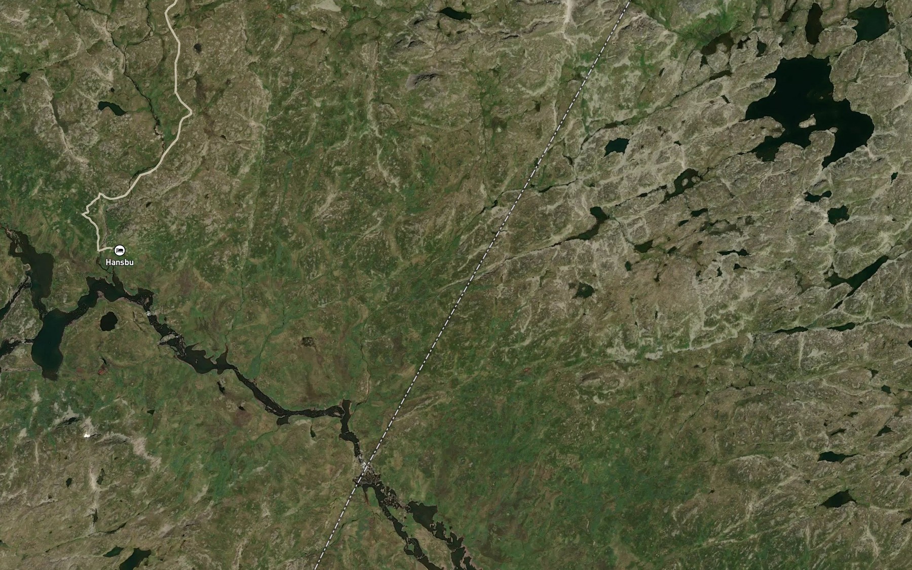 Satellite map of the Blanuttjornbekken
