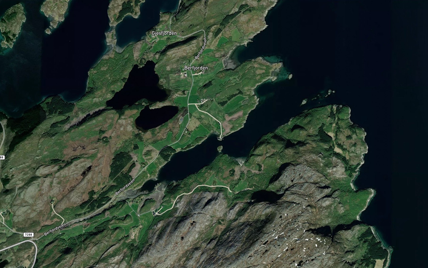 Satellite map of the Gognstovikja