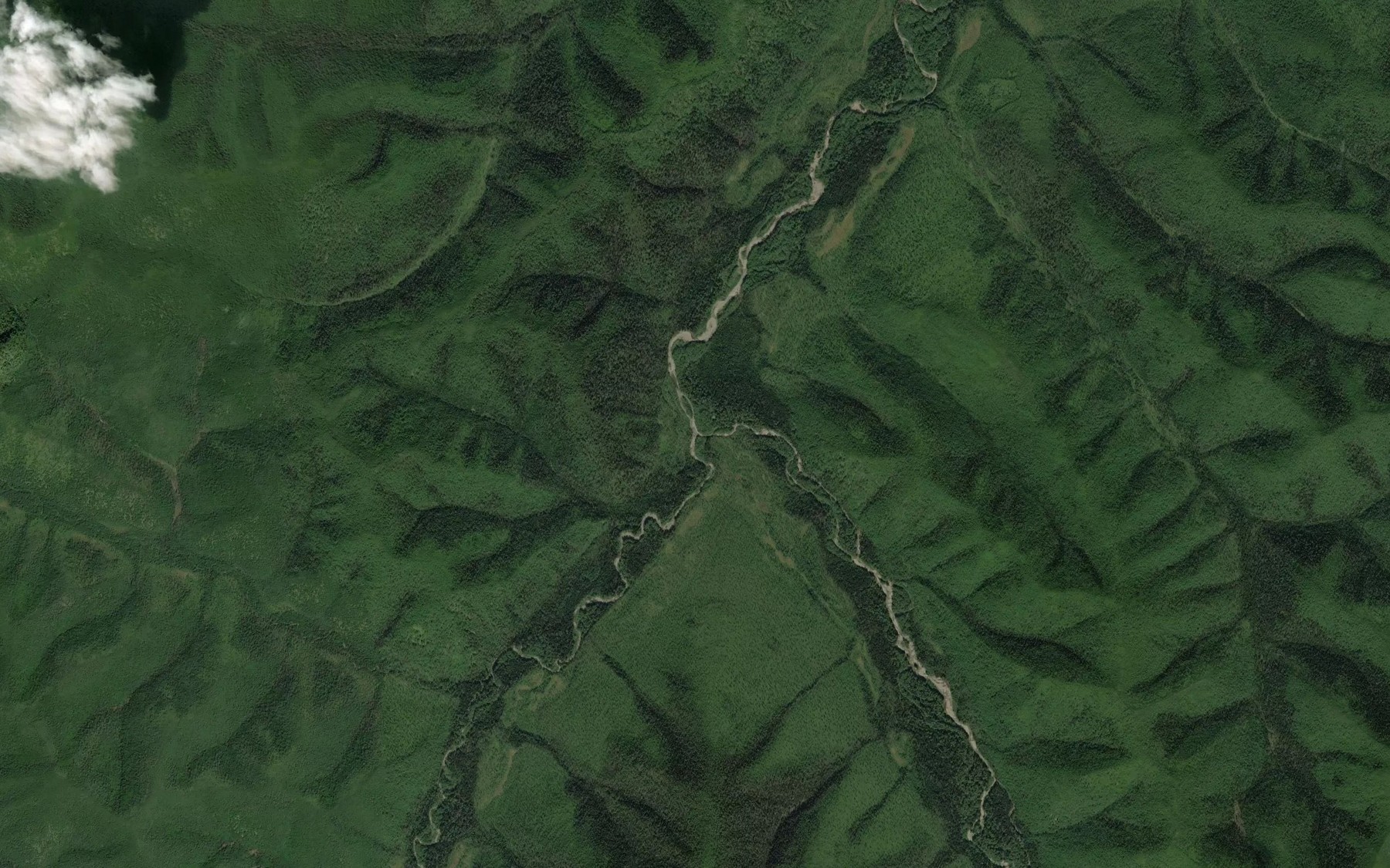Satellite map of the Levyy Kurum