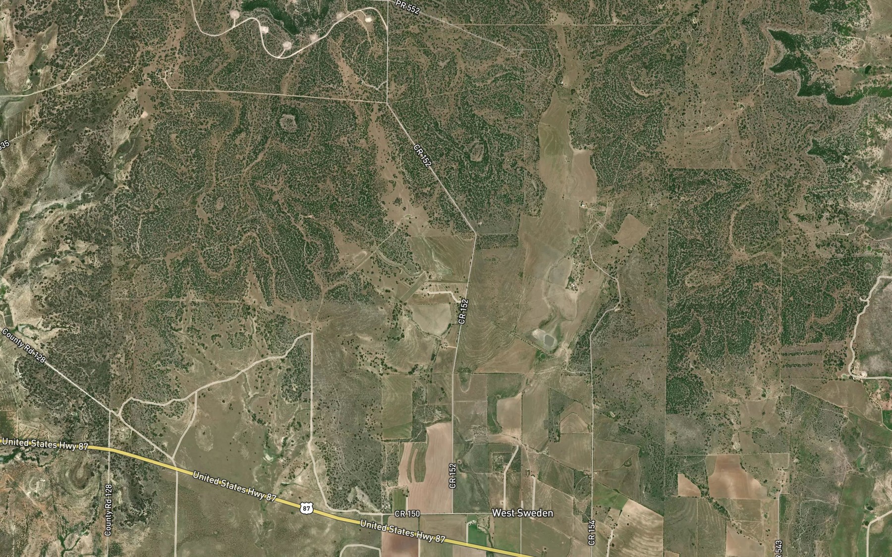 Satellite map of the Reservoir Number Fortythree A