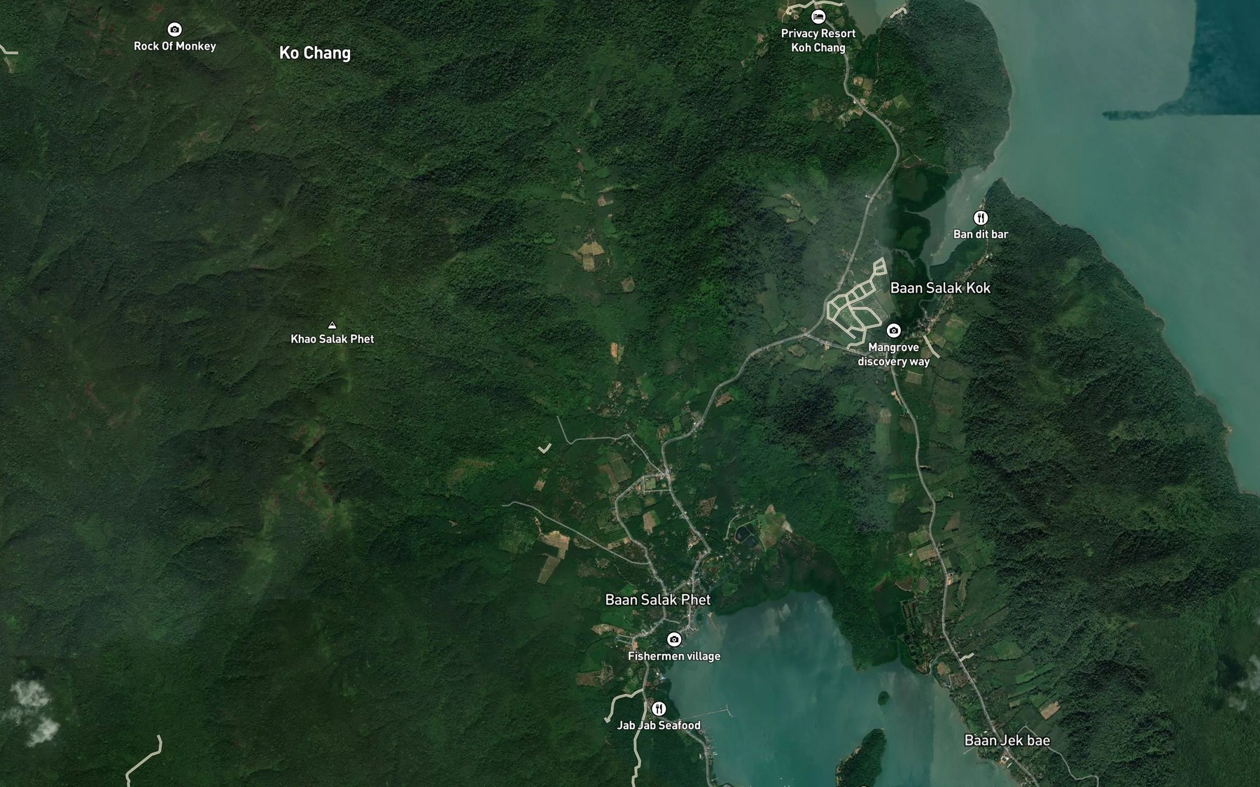 Satellite map of the Khlong Nueng