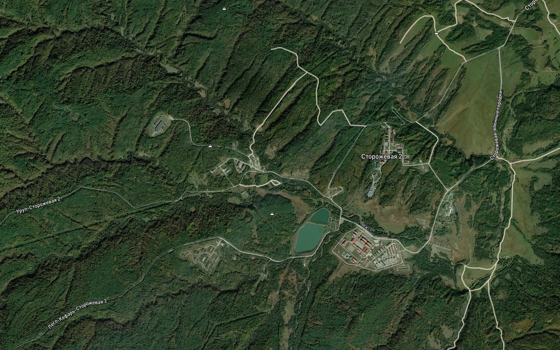 Satellite map of the Chuksikha