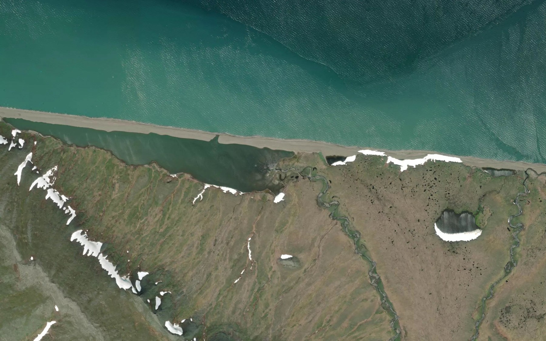 Satellite map of the Igrarok Creek