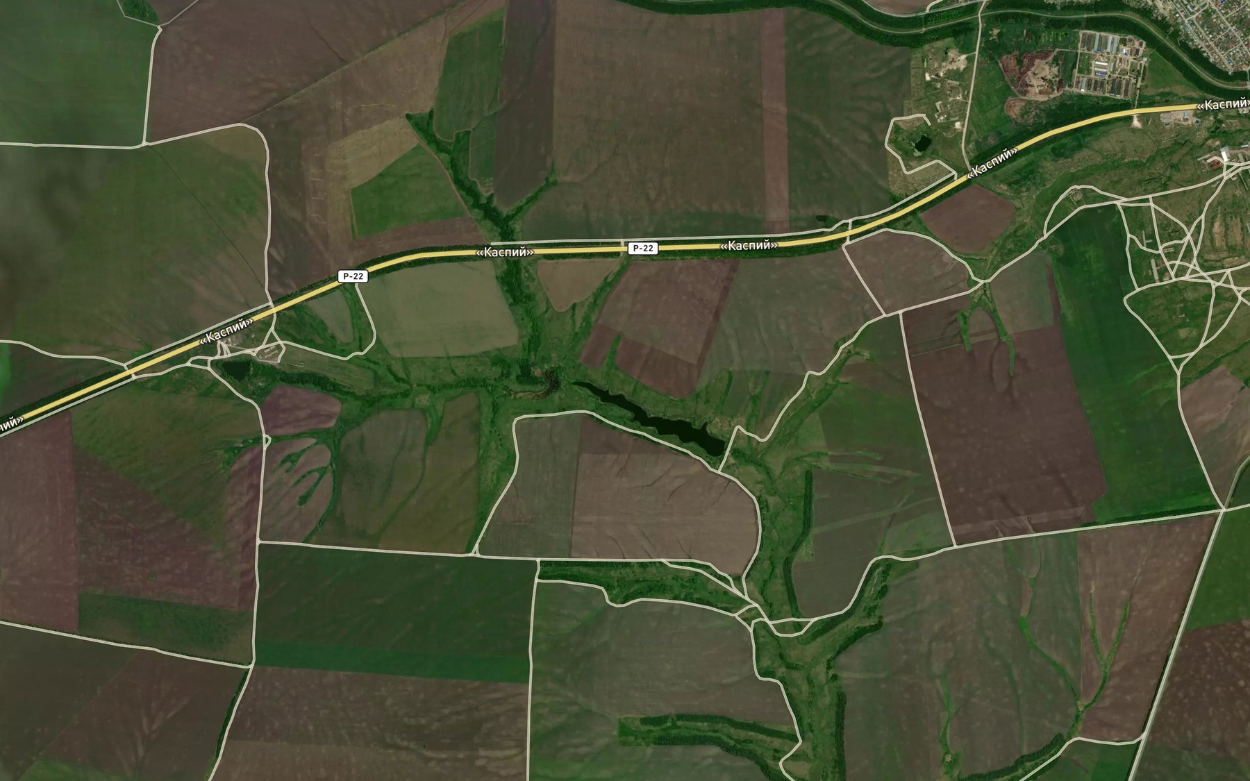 Satellite map of the Prud Garder
