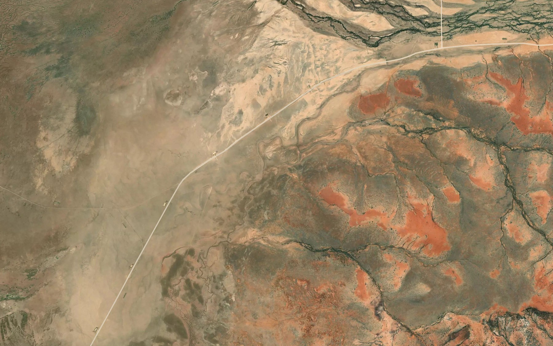 Satellite map of the Cunnavalla Creek