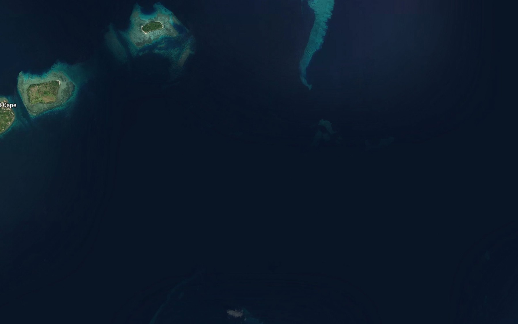 Satellite map of the Crow Channel