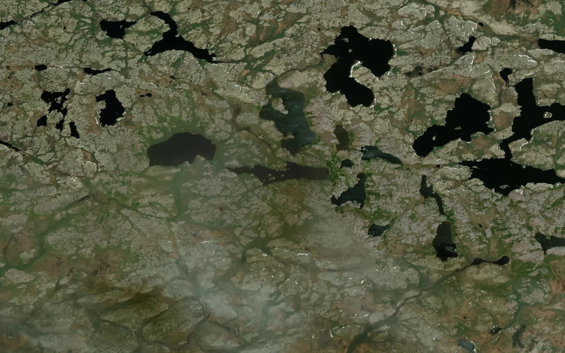 Satellite map of the Lac Mwakw