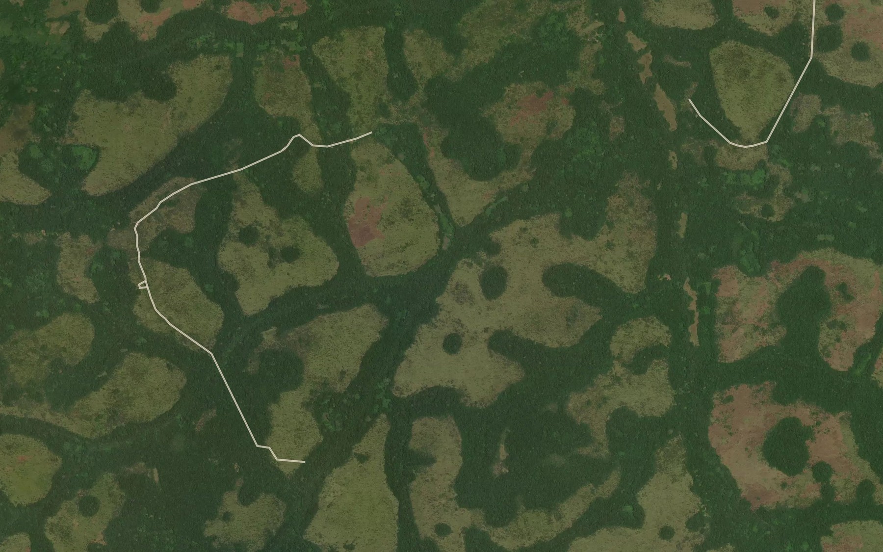 Satellite map of the Nanzatibo