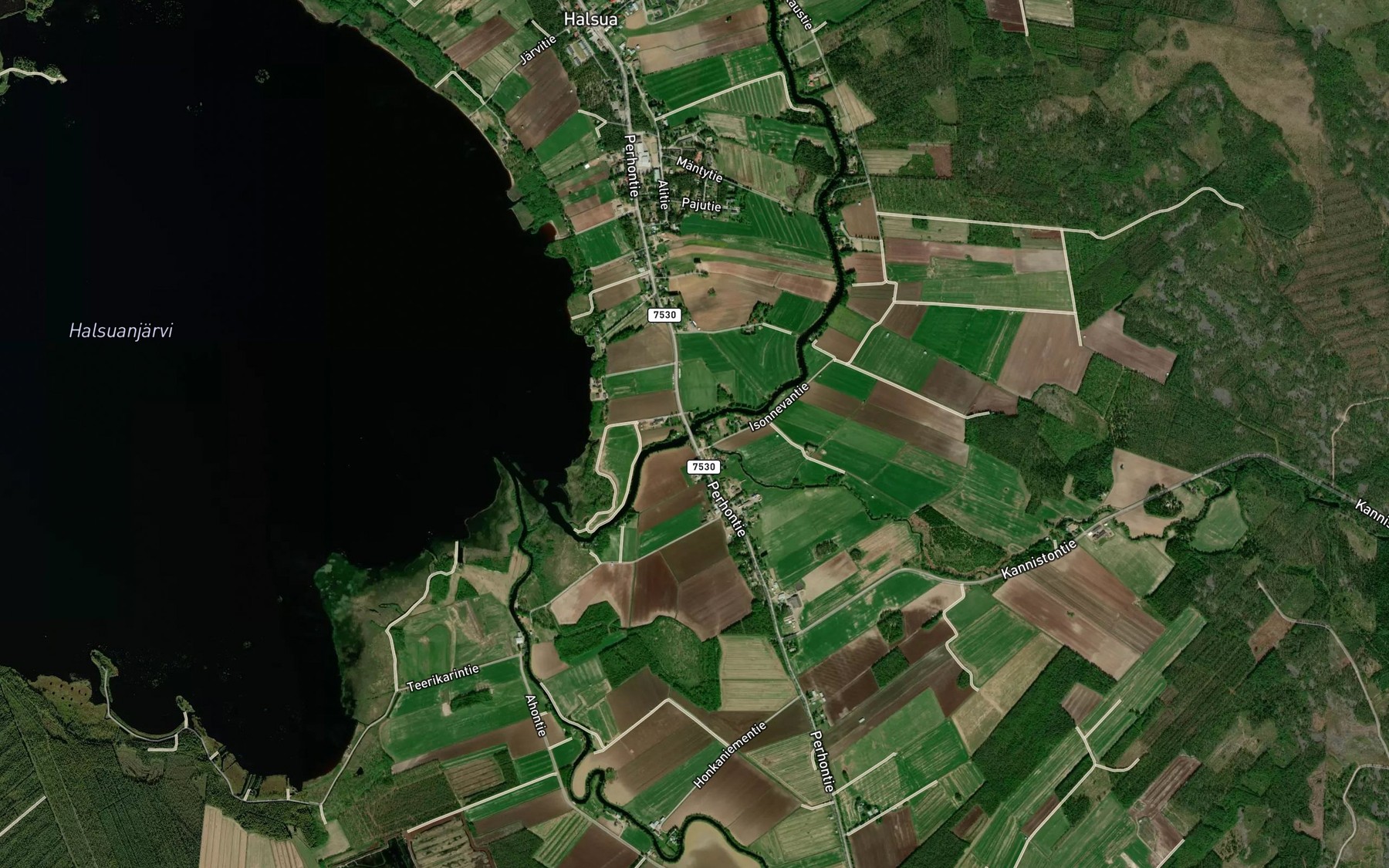 Satellite map of the Kaihianoja