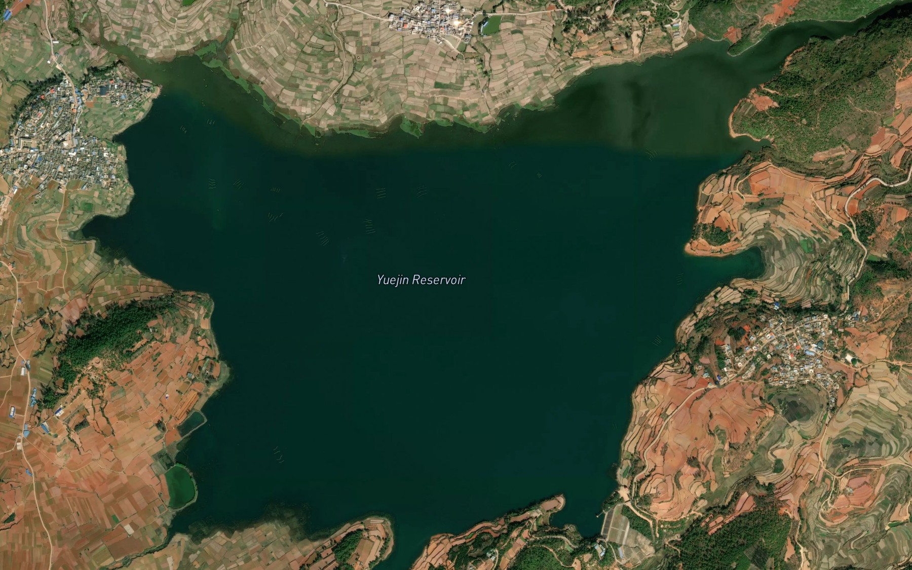 Satellite map of the Yuejin Shuiku