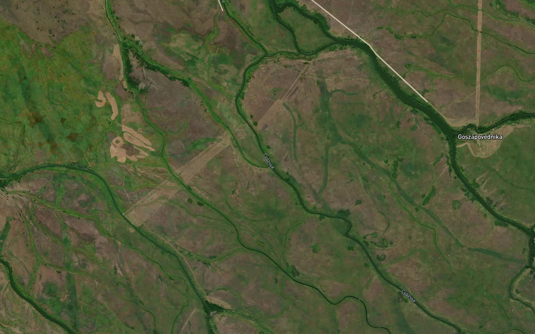 Satellite map of the Baklan'ya