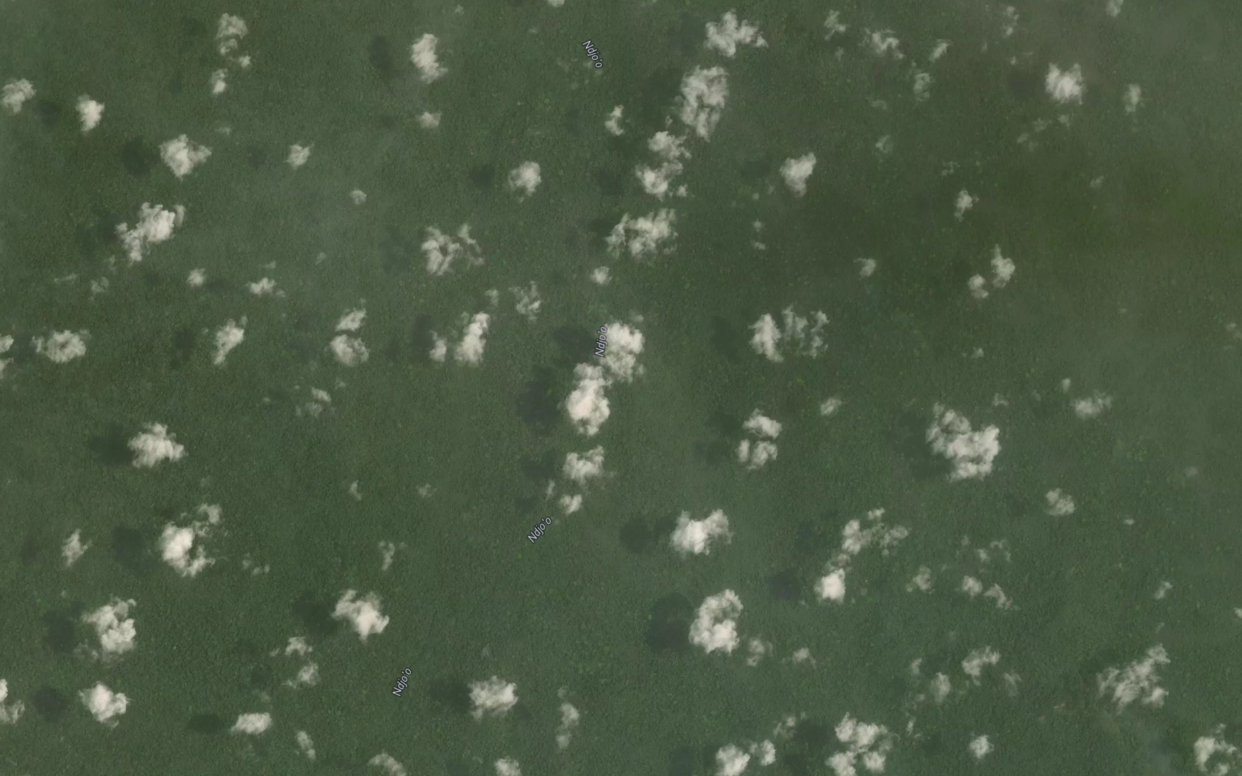 Satellite map of the Mengone