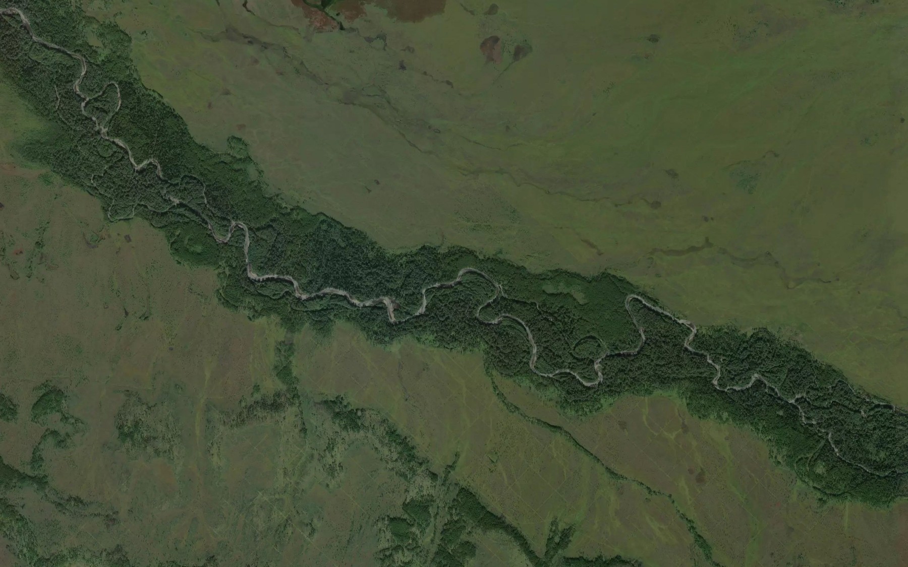 Satellite map of the Burenda