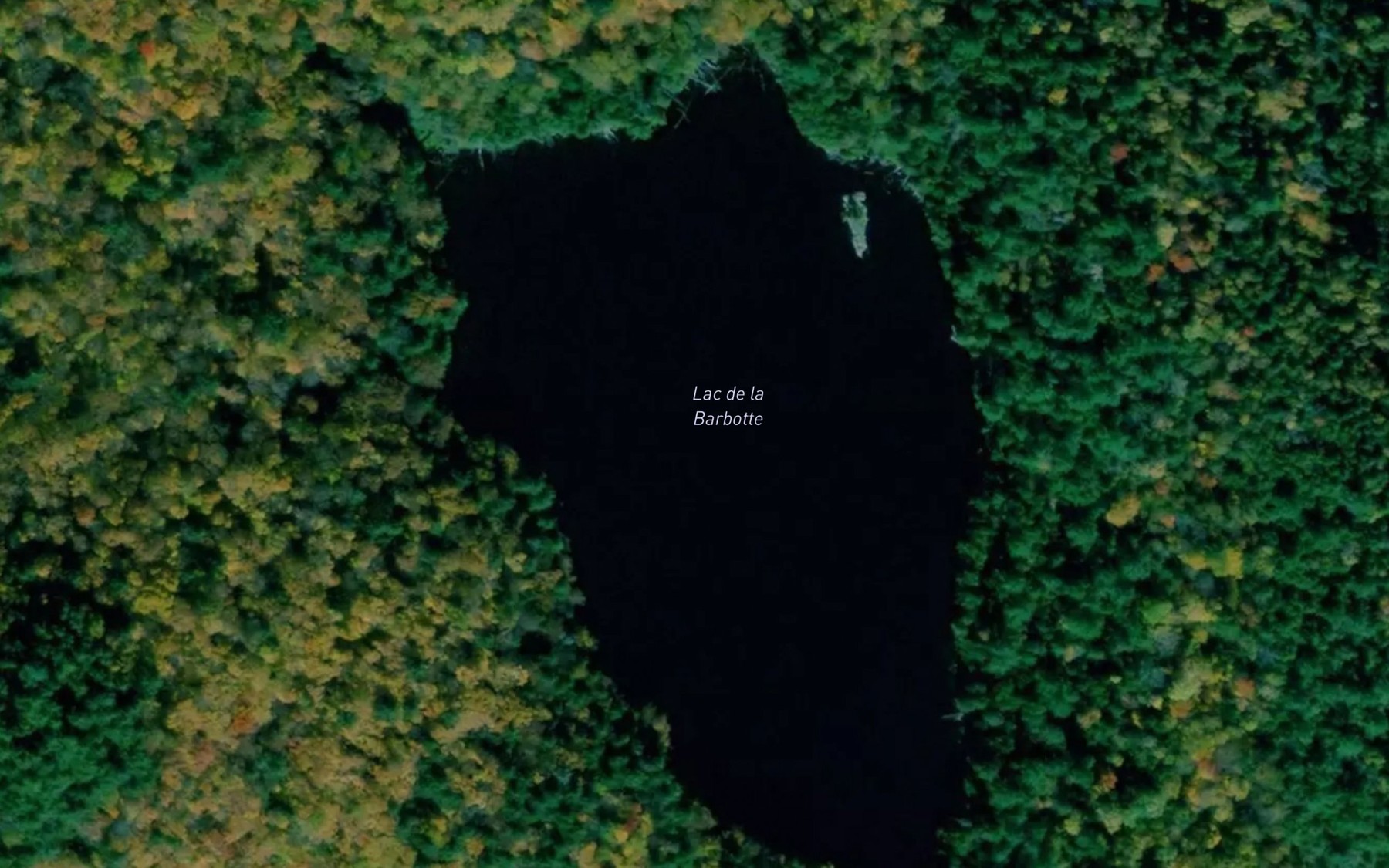 Satellite map of the Lac de la Barbotte