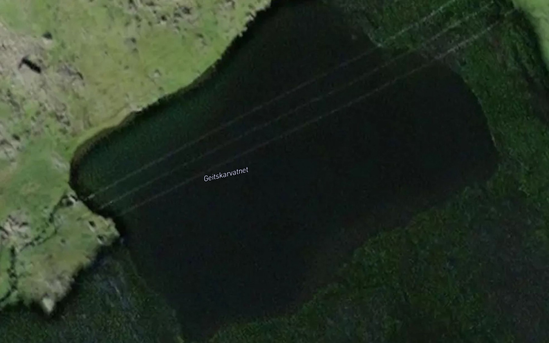 Satellite map of the Geitskardvatnet