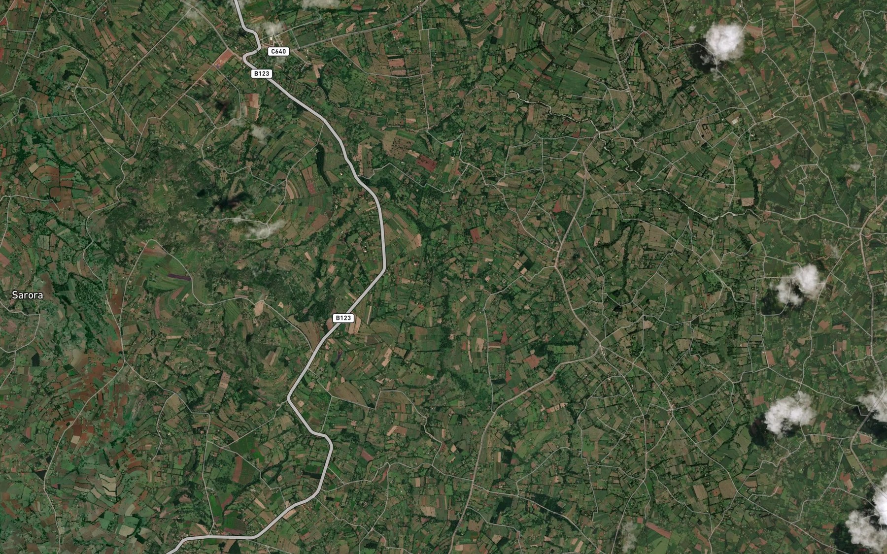 Satellite map of the Gombot