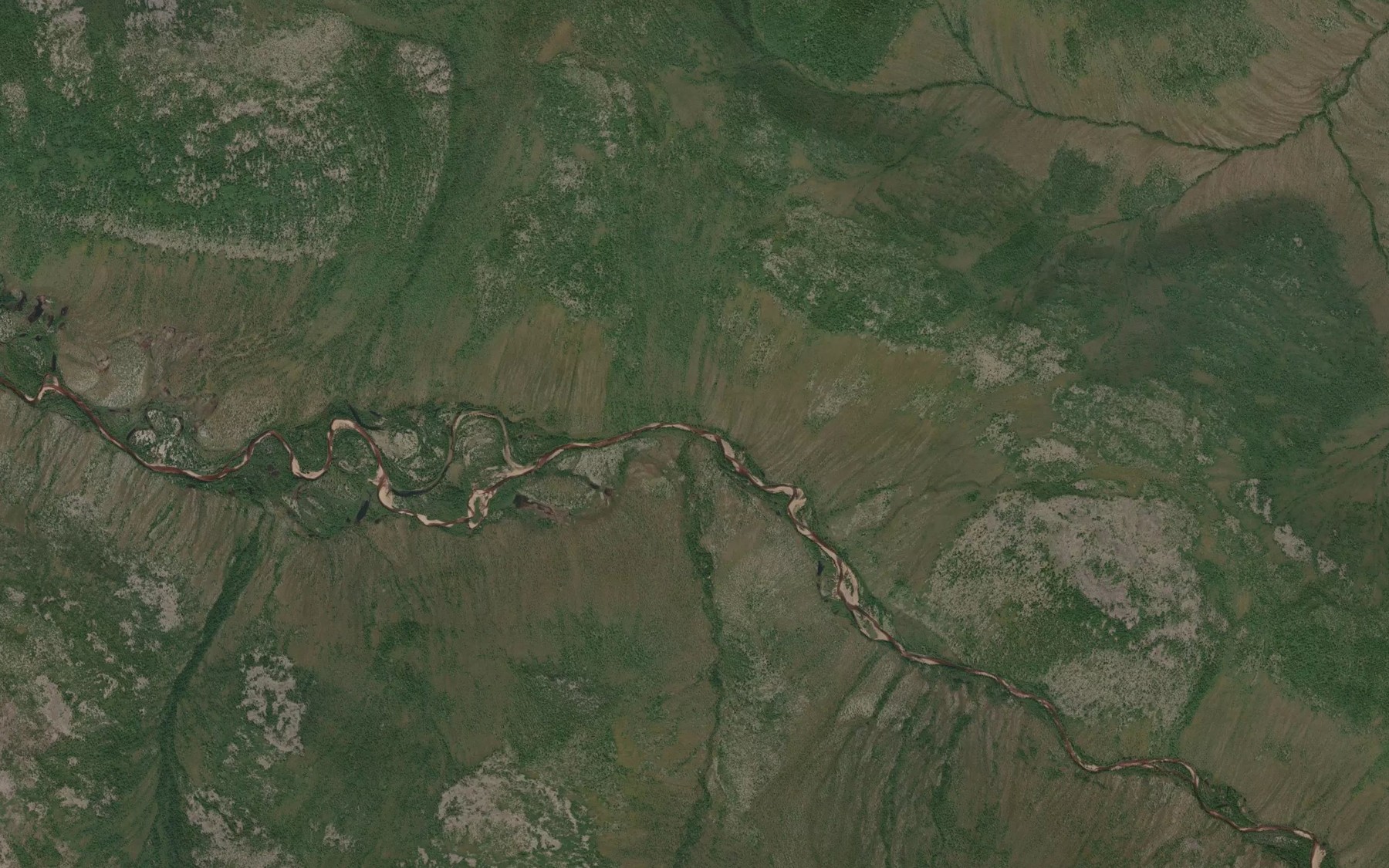 Satellite map of the Arangas