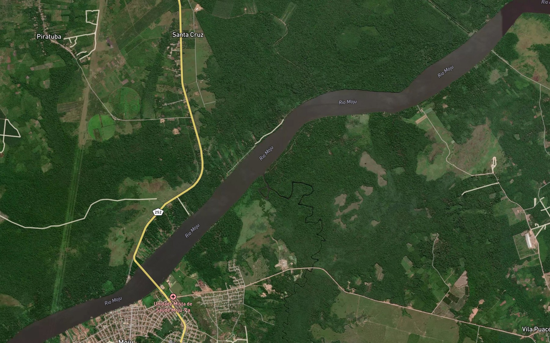 Satellite map of the Igarape Uba