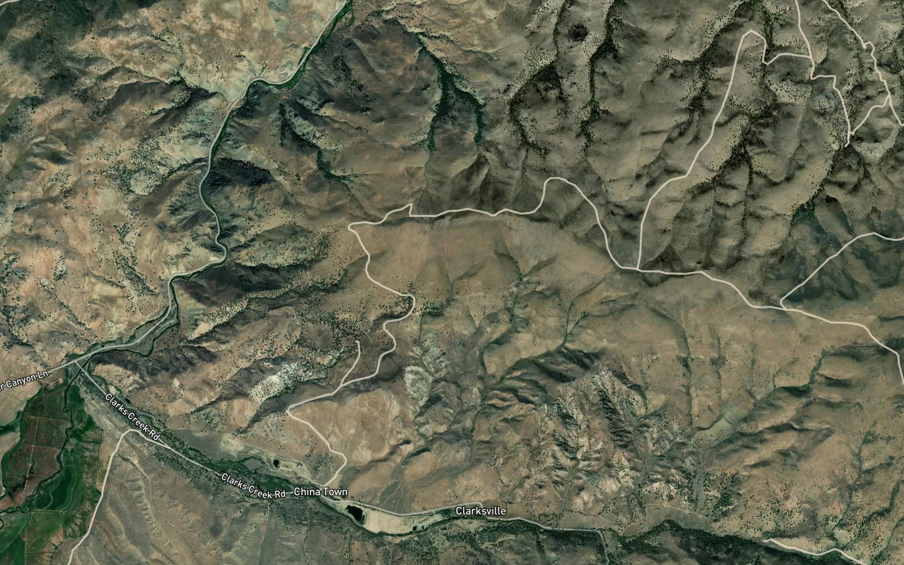 Satellite map of the Ridge Top Spring Number Four