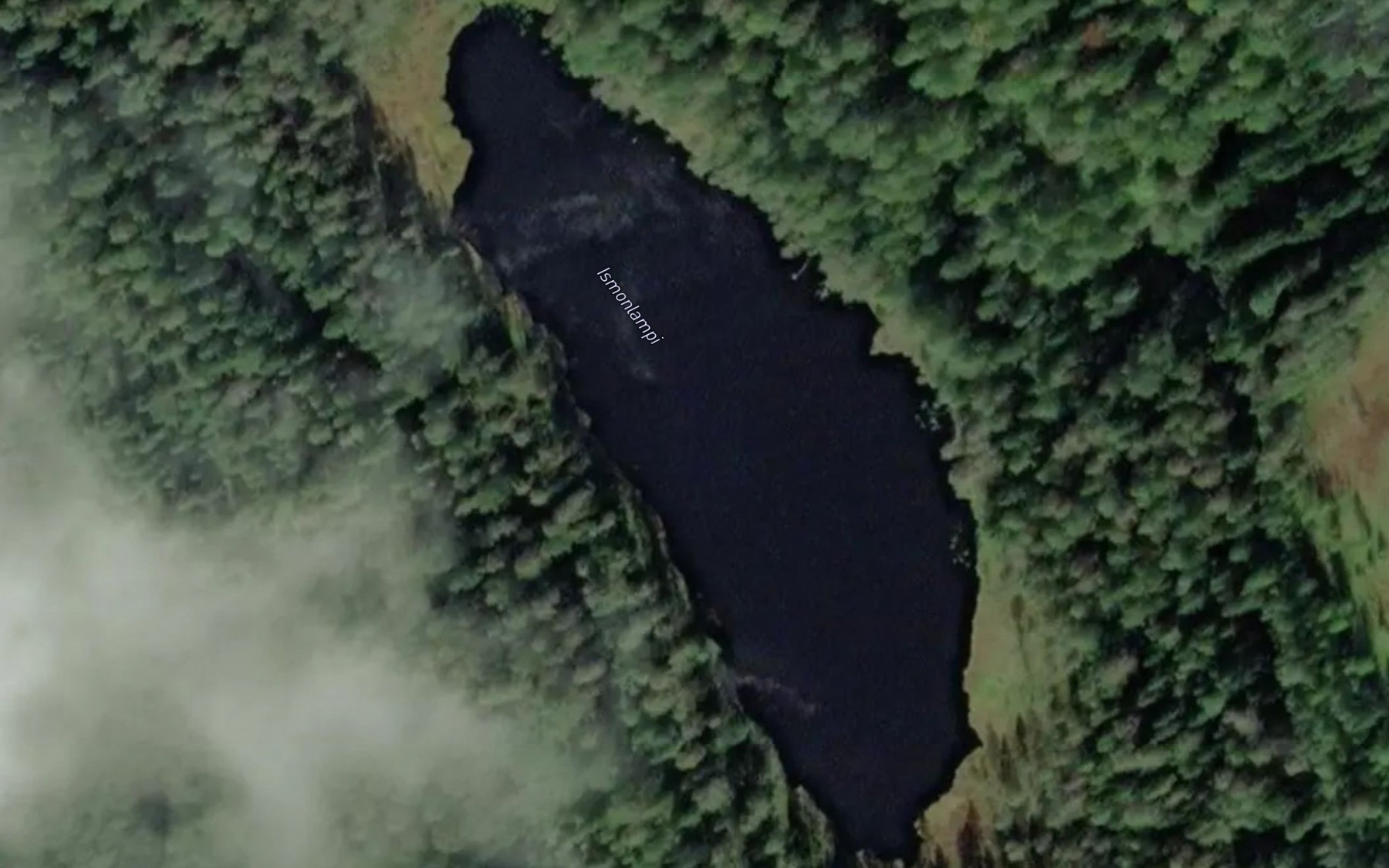 Satellite map of the Ismonlampi