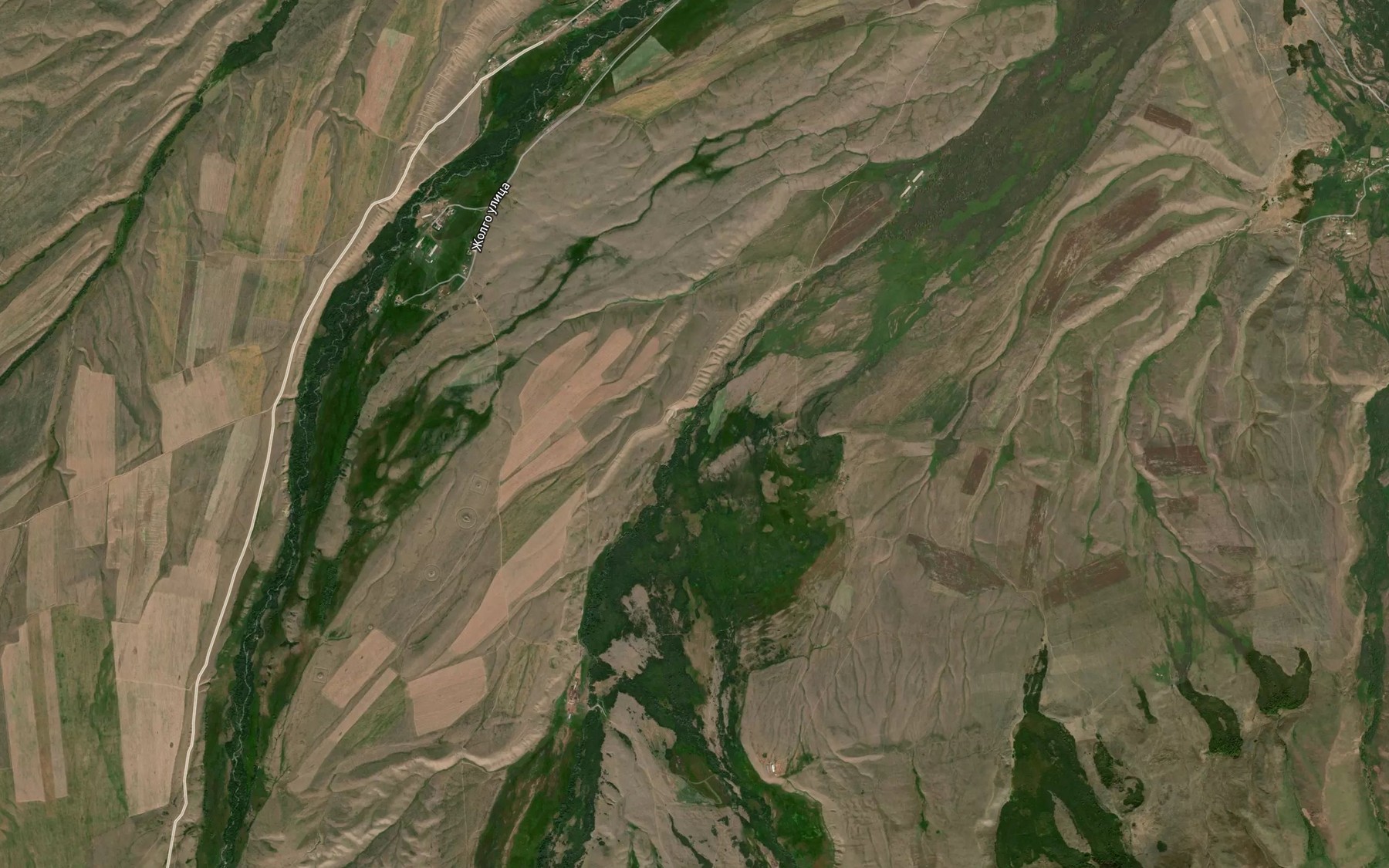 Satellite map of the Sandyk