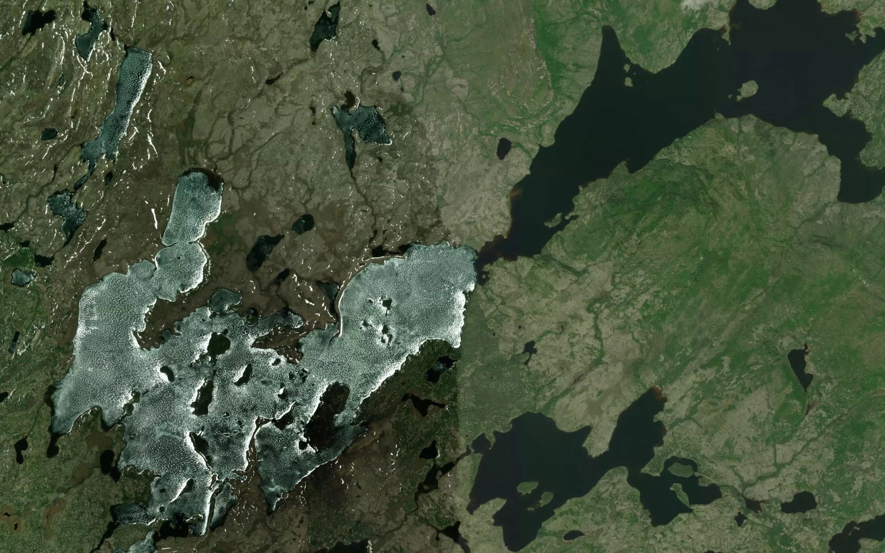 Satellite map of the Lac du Dos d'Ane