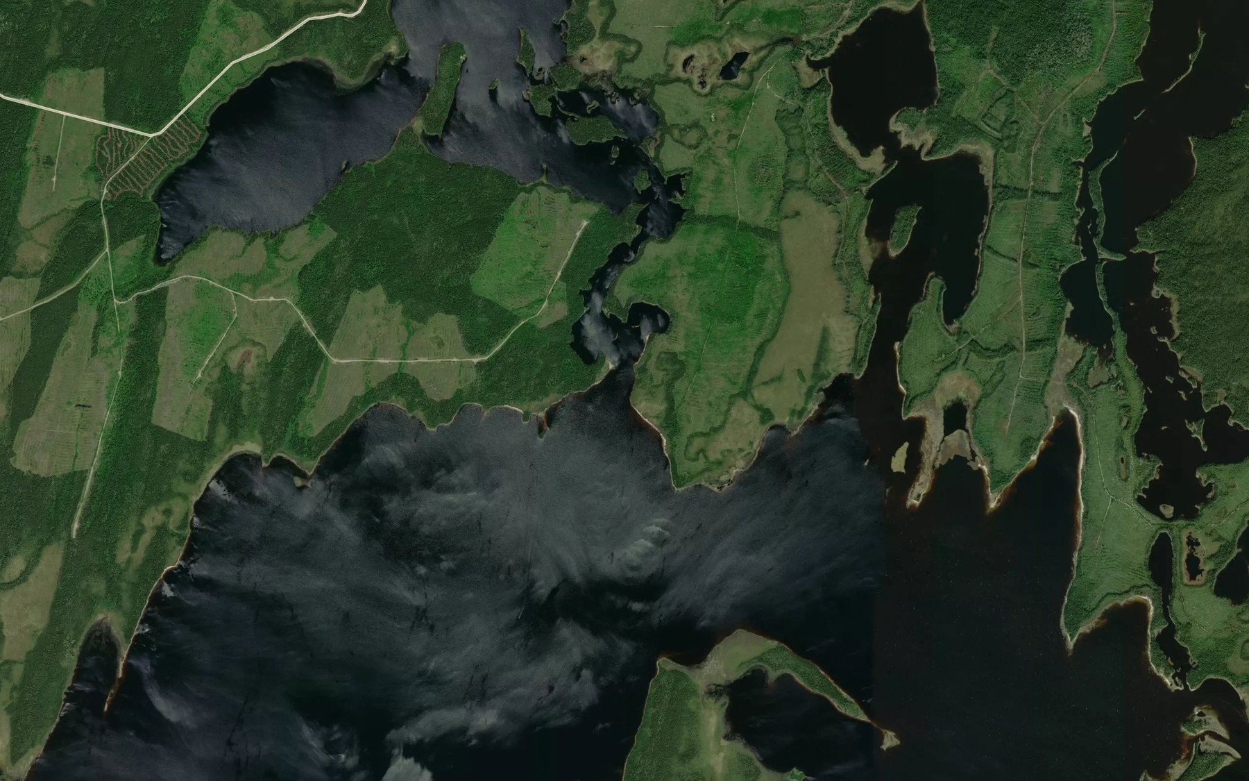 Satellite map of the Ruisseau de la Rencontre